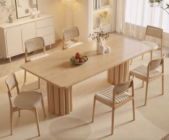 Modern Dining Table And Chairs-ID:492520098