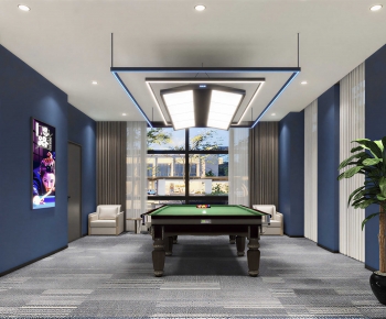 Modern Billiards Room-ID:883430002