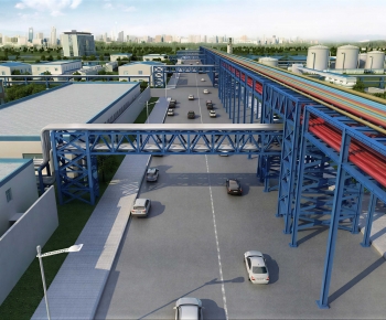 Modern Industrial Building-ID:170806881