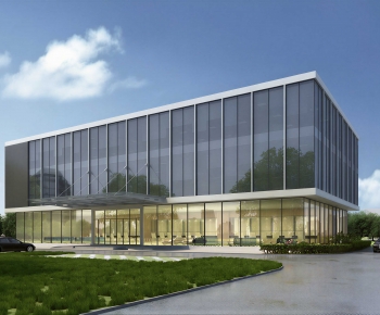 Modern Appearance Of Commercial Building-ID:196752072