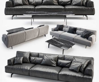 Modern Three-seat Sofa-ID:951186904