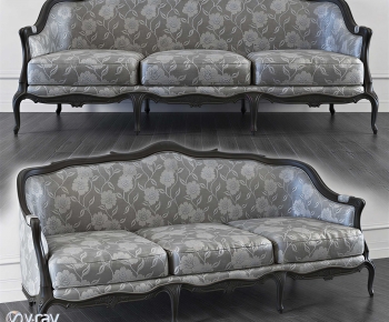 American Style Three-seat Sofa-ID:129898076