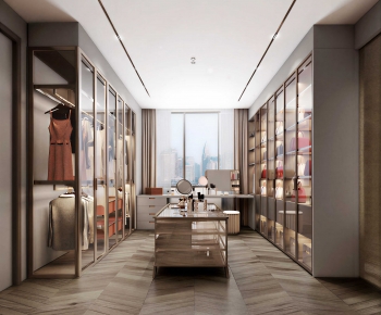 Modern Clothes Storage Area-ID:909235007