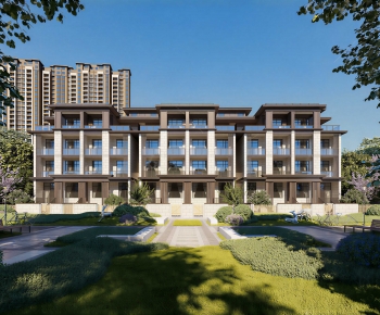 New Chinese Style Residential Building-ID:805896044