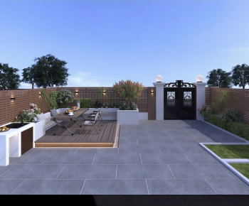 Modern Courtyard/landscape-ID:911746034