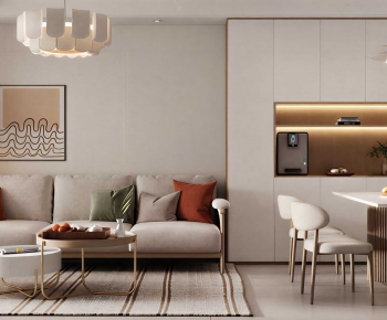 Modern A Living Room-ID:448239095