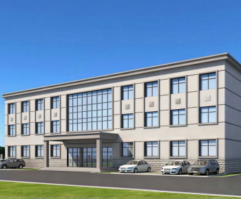 Modern Appearance Of Commercial Building-ID:410121925