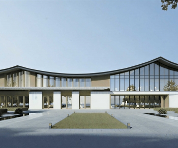 New Chinese Style Architecture Of Artistic Style-ID:625499011
