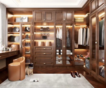 American Style Clothes Storage Area-ID:158299924