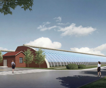 Modern Building Appearance-ID:790770056