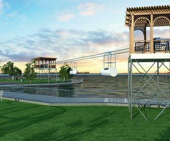Modern Park Landscape-ID:317892073