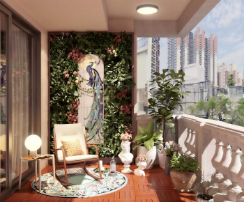 Simple European Style Balcony-ID:838032961