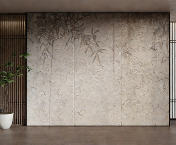 New Chinese Style TV Wall-ID:254544973