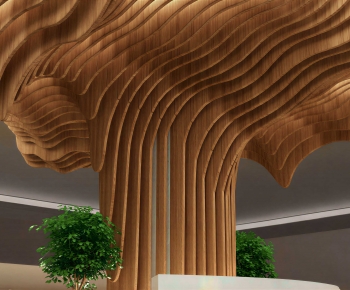 Modern Suspended Ceiling-ID:425394067