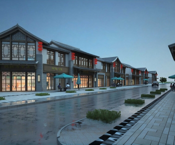 Chinese Style Commercial Street-ID:265764004