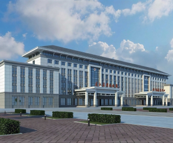 Modern Architecture Of Artistic Style-ID:713448056