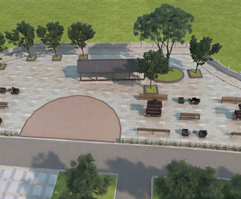 New Chinese Style Park Landscape-ID:631948952