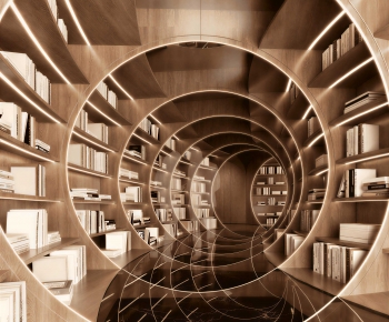 Modern Bookstore Book Bar-ID:463522912