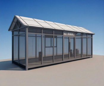 Modern Glass Sunshine Room-ID:104605917