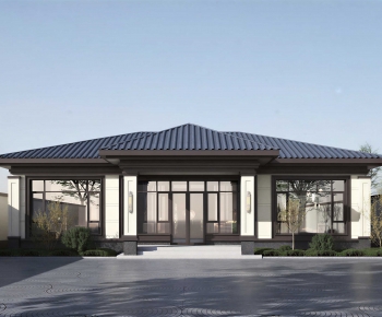 New Chinese Style Detached Villa-ID:808588987