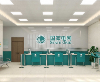 Modern Office Reception Desk-ID:208271987