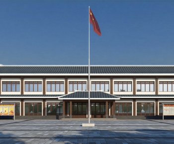 New Chinese Style Public Building-ID:858568913