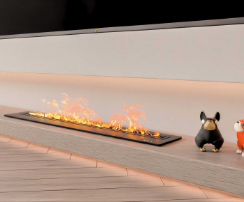 Modern Electronic Fireplace-ID:505711081