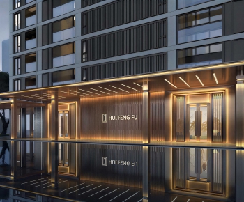 Modern Facade Element-ID:448479763