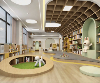 Modern Children's Reading Room-ID:948012115