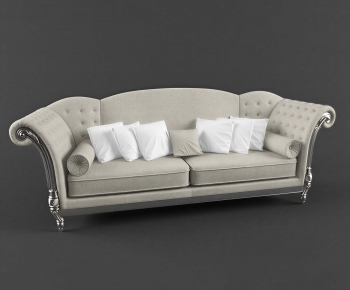 Simple European Style A Sofa For Two-ID:758435967