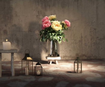 Industrial Style Flower Arrangement-ID:866245037