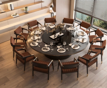 Modern Dining Table And Chairs-ID:599095118