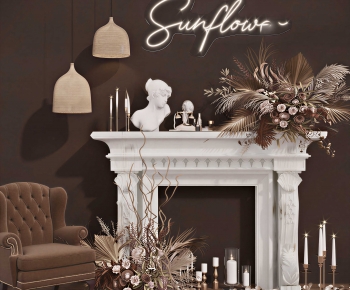 Modern Fireplace-ID:755125056
