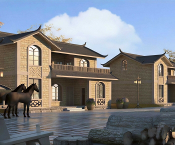 New Chinese Style Detached Villa-ID:660330067