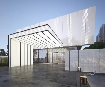 Modern Appearance Of Commercial Building-ID:341459993