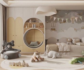 Nordic Style Children's Room Activity Room-ID:309602982