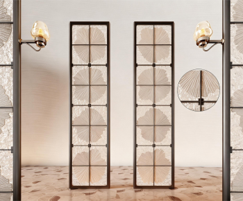 New Chinese Style Glass Screen Partition-ID:415743118