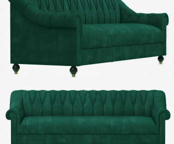 Simple European Style A Sofa For Two-ID:387048962