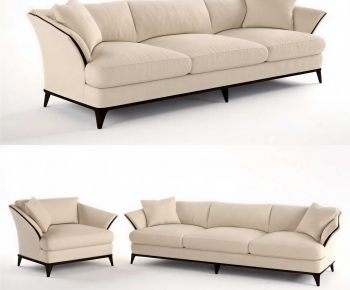 Modern Three-seat Sofa-ID:458281055