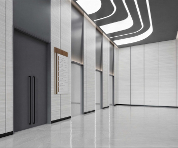Modern Office Elevator Hall-ID:412277949
