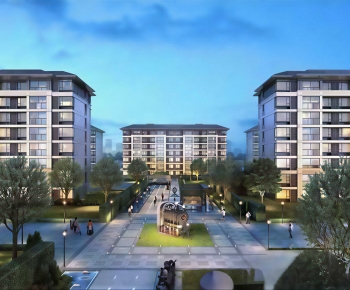 Modern Building Appearance-ID:236800911