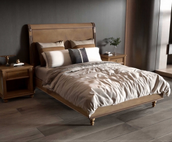 American Style Double Bed-ID:887862927