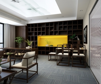 New Chinese Style Manager's Office-ID:731262926