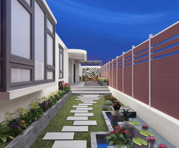 Modern Courtyard/landscape-ID:417928938