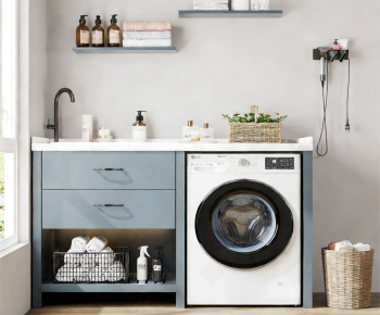 Modern Laundry Cabinet-ID:652008064