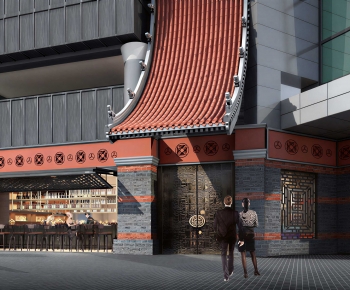 Chinese Style Facade Element-ID:690119038