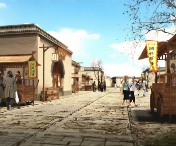 Chinese Style Commercial Street-ID:902979476