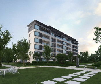 New Chinese Style Building Appearance-ID:941881901