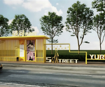 Modern Building Appearance-ID:918585063