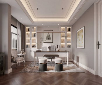 Simple European Style Study Space-ID:513746986